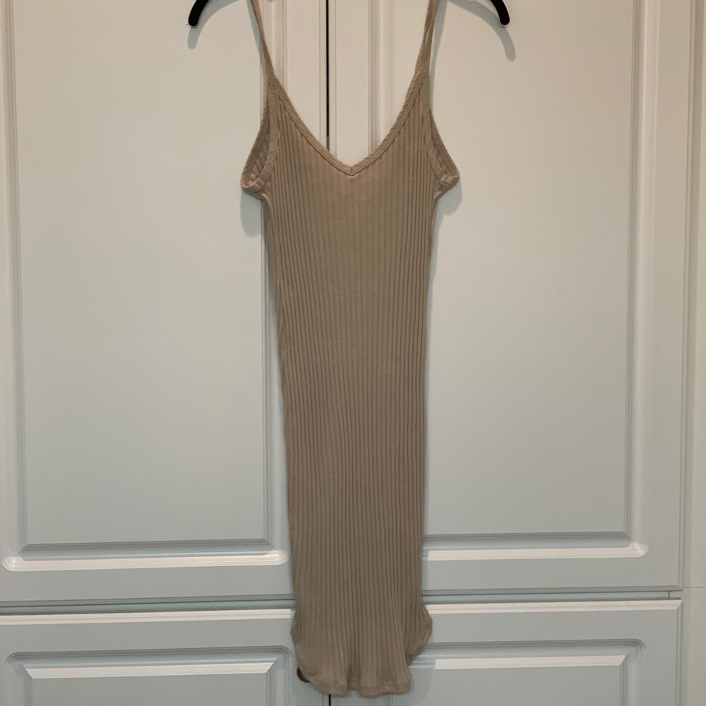 Tan Tight Dress